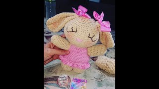 Amigurumis a crochet. Coneja dormilona paso a paso