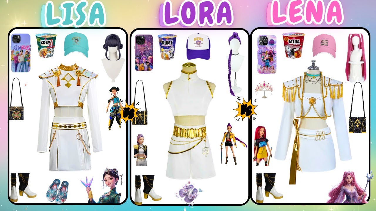 ЛИЗА ЛОРА ЛЕНА 😍💜😍(KPOP DEMON HUNTERS) #trending #viral #kpopdemonhunters #fypシ #random #lisaorlena