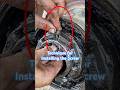 Technique for Installing the Screw Quickly #tips #tools #automobile #installation #screw #shorts
