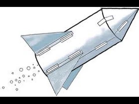 How To Make Rocket Model With Chart Paper