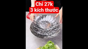 chỉ 27k, xửng hấp inox xếp tiện lợi #shorts #short #shortvideo #shortsfeed #tienich #tienloi #tips