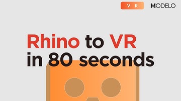 Modelo|Rhino to VR in 80 seconds using 3d model viewer tool online
