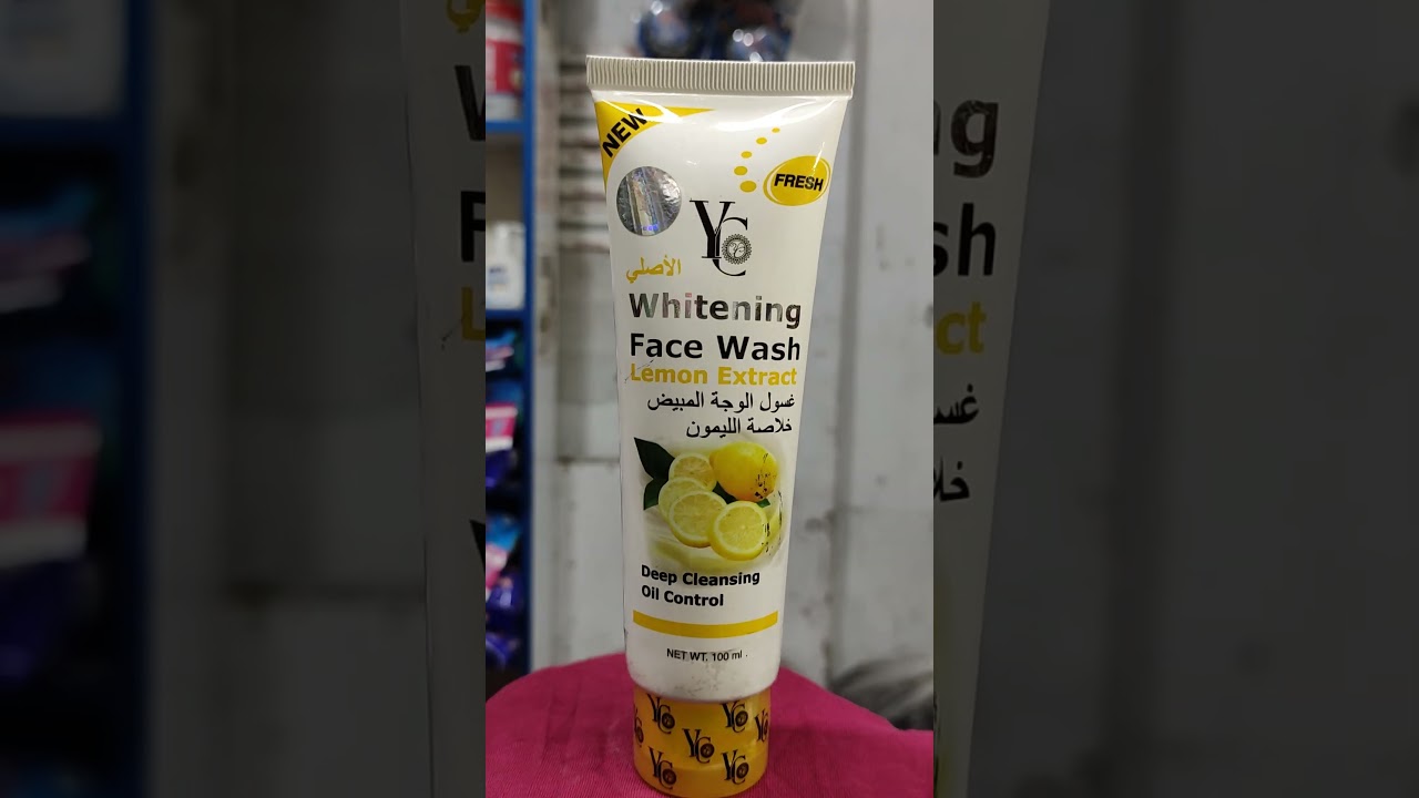 Yc Whitening face wash lemon..