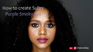 Sultry Purple Eye Makeup Tutorial