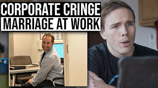 CORPORATE CRINGE  Marriage at work | #grindreel