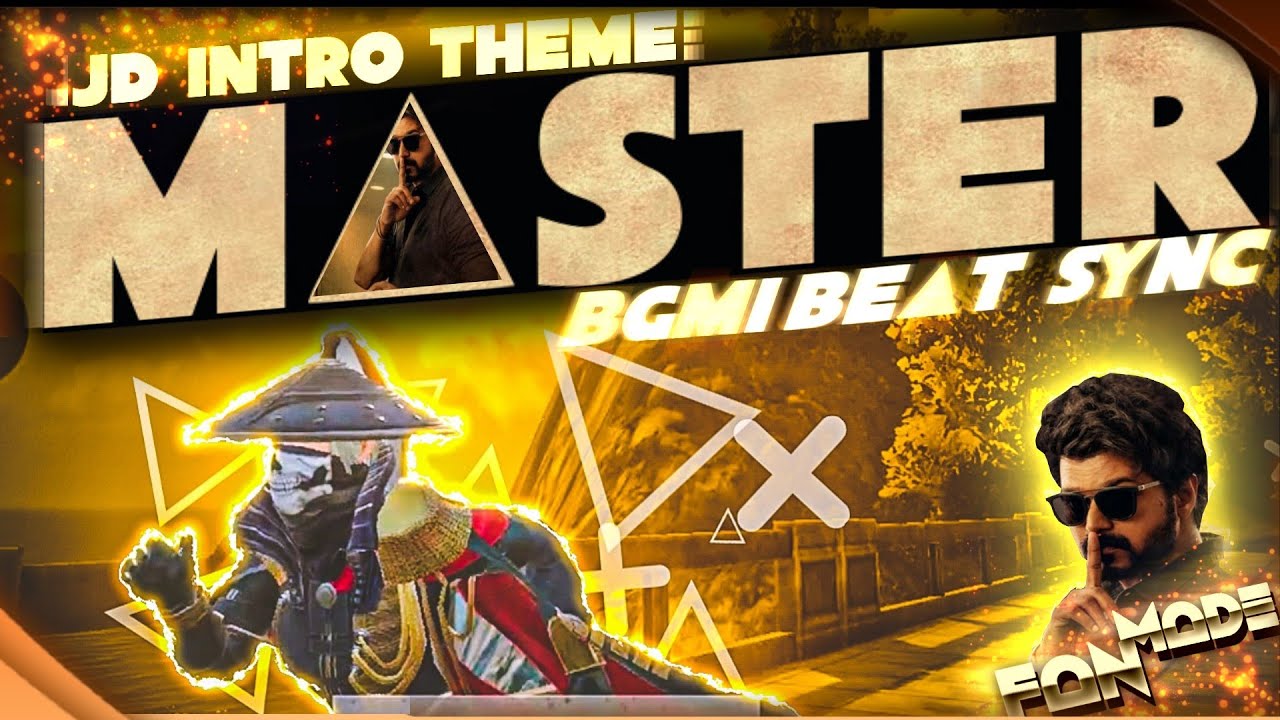 MASTER [ JD Intro Theme ] x BGMI Beat Sync || PUBG Mobile Beat Sync Montage || RebelxSpark