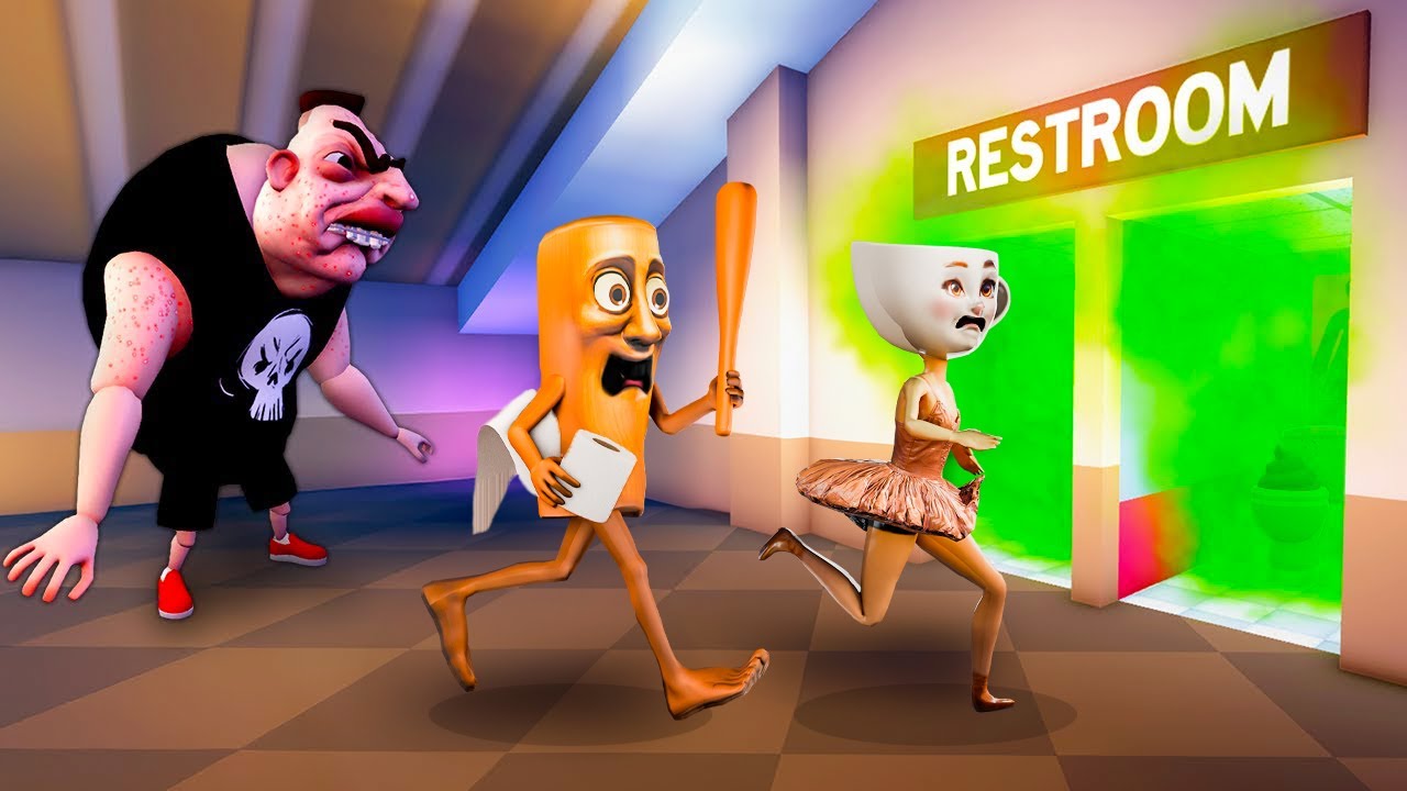 Tung Tung Sahur Plays Don’t Poop Yourself at School - Roblox Obby 😱💩