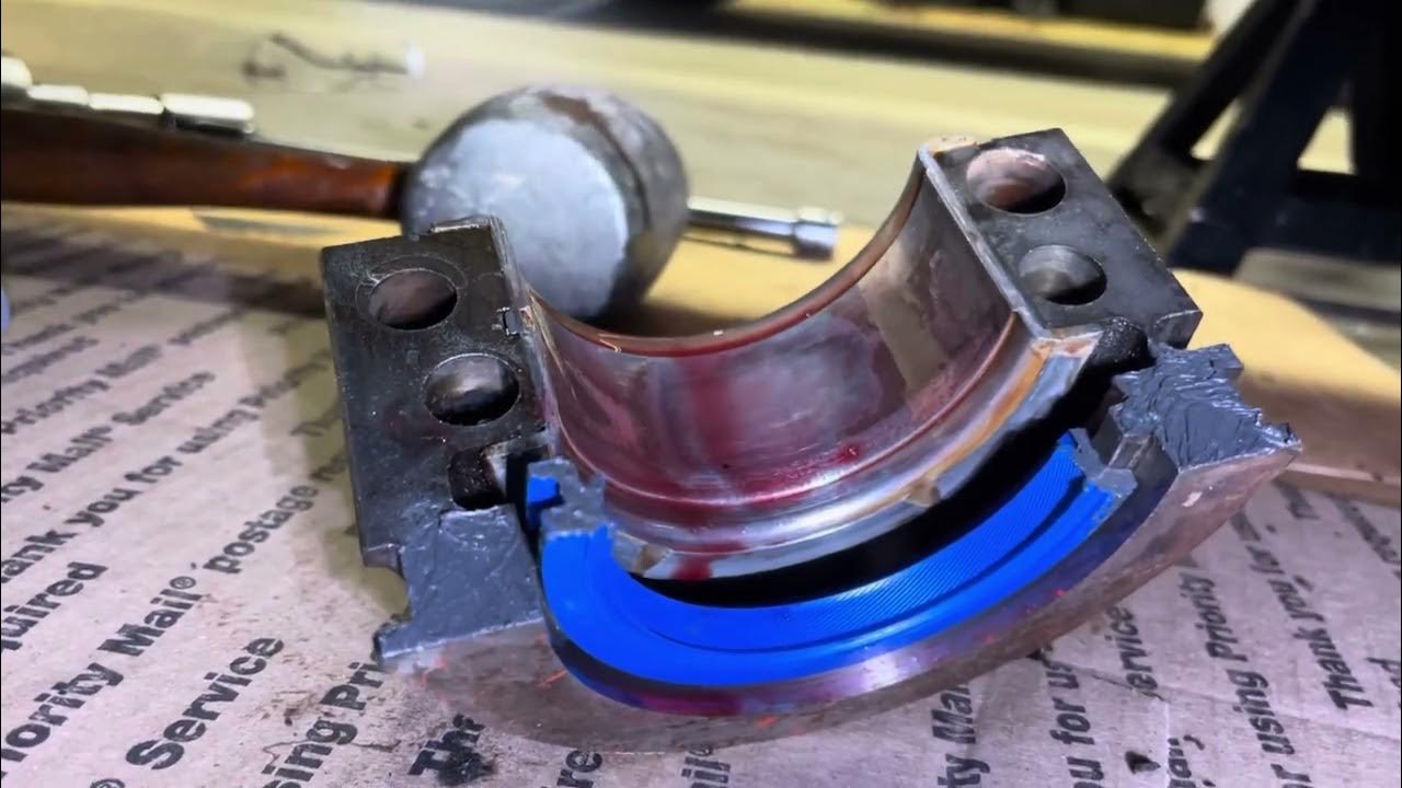 Replacing rear main seal 1976 C3 Corvette L48 350 small block Chevy SBC quick & easy YouTube