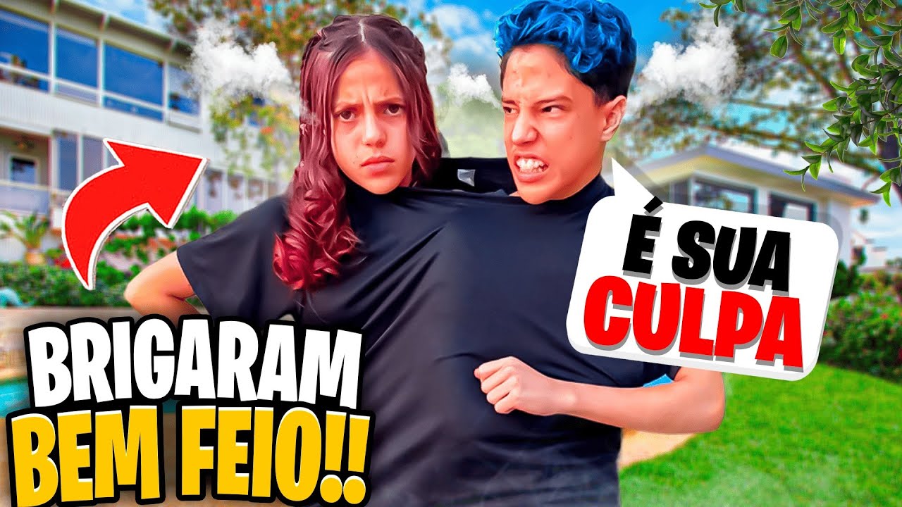 HENRIQUE E JÉSSICA BRIGARAM FEIO! *Teve castigo da camisa da amizade