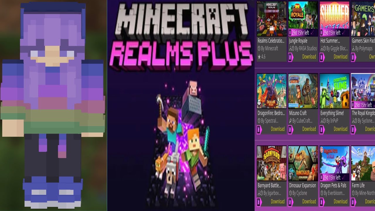 Realms: Bedrock e Realms Plus: Bedrock