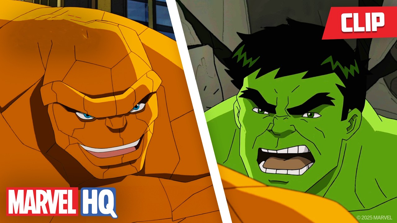 Rivalidade do Hulk e O Coisa! 💥 | Vingadores: Os Super-Heróis Mais Poderosos da Terra