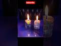 DIY Magic water Candle 🕯️✨#shots #diy #youtubefeed #candel#new#tending #vairal
