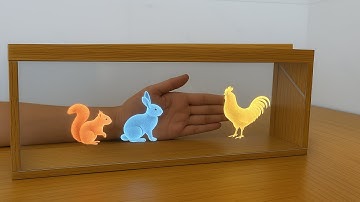 Unieke manier om een ​​grote 3D-hologram-displaydoos te maken