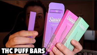 THC PUFF BARS… Sauce Disposable Vapes