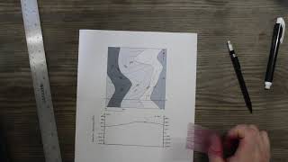 Creating Cross Sections Series Part Three: Transferring Geologic Contacts & Dip of Beds