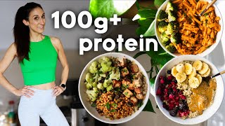 What I eat in a day HIGHPROTEIN & plantbased | easy ways to add protein to every meal