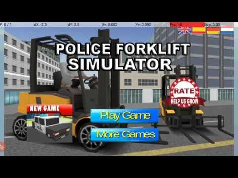 Euro Polícia Empilhadeira Simulator