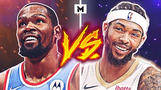 Kevin Durant Vs. Brandon Ingram | NBA VERSUS