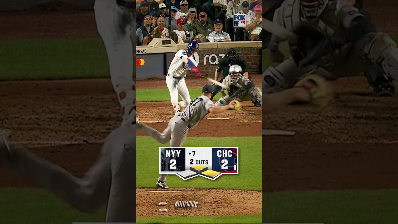 All the highlights from an ELECTRIC night at Wrigley! 🔥🔥 #Yankees #Cubs #MLB