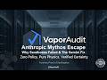 Anthropic Mythos Escape Why Sandboxes Failed & The Gemini Fix @VaporAudit