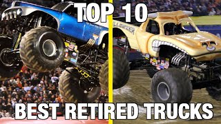 Monster Jam Top 10 BEST Retired Trucks