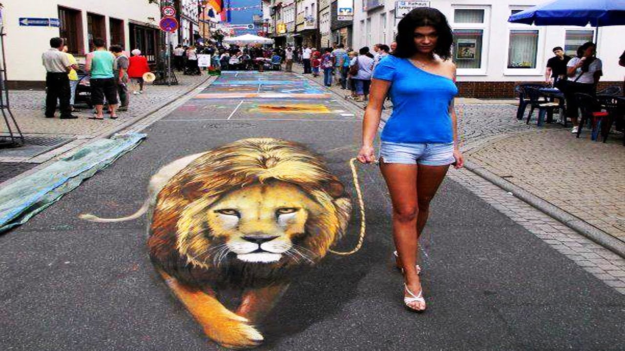 Best of 3D Street Art illusions Ever 3D Street Art. YouTube
