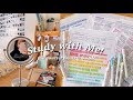 Finals Study With Me | MMW, Physics, Math | tiffany_studies