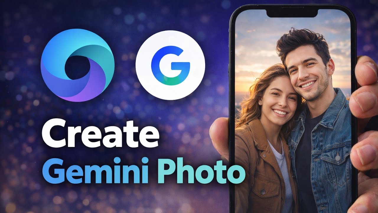 how to create gemini photo couple - YouTube