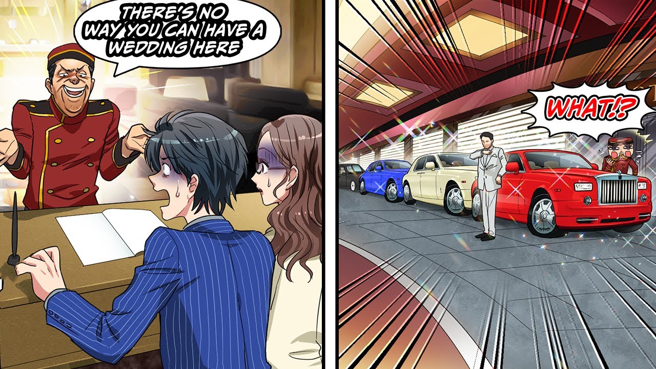 The hotel staff thought we were too poor to have our wedding at the hotel…