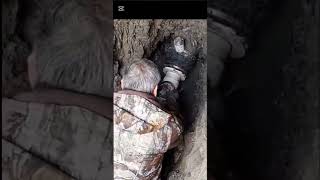 Removing 6-in clay P trap #plumbingservices #plumbingtime