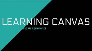 Learning Canvas: Differentiating Assignments