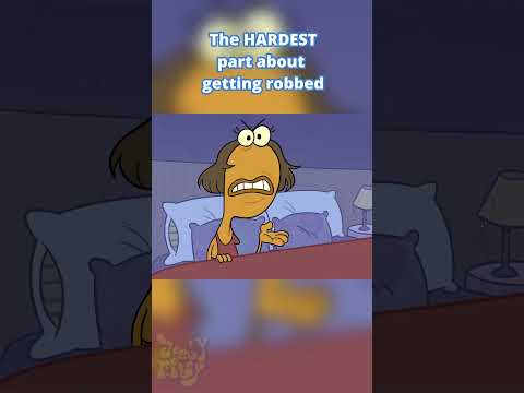 The HARDEST part about getting robbed #memes #animation #funny