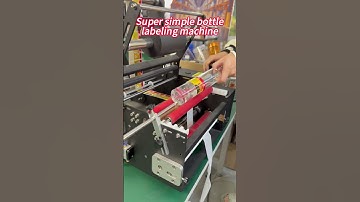 Very simple round label machine suitable smooth round round bottles label sticker size within270mm