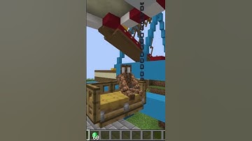 I made a WORKING flying chairs ride with the Create Mod! #minecraft