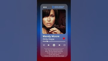 Thumbnail of Mandy Moore - Only Hope [ Lyrics ] #mandymoore #lyrics #song #pop #spotify #bluerefrain