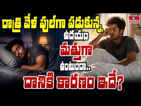 TO THE POINT : రాత్రి వేళ ఫుల్ గా పడుకున్న, ఉదయం మత్తుగా ఉంటుందా...దానికి కారణం ఇదే? | hmtv - HMTVNEWS