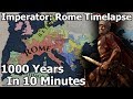 Imperator: Rome Timelapse - 1000 Years In 10 Minutes