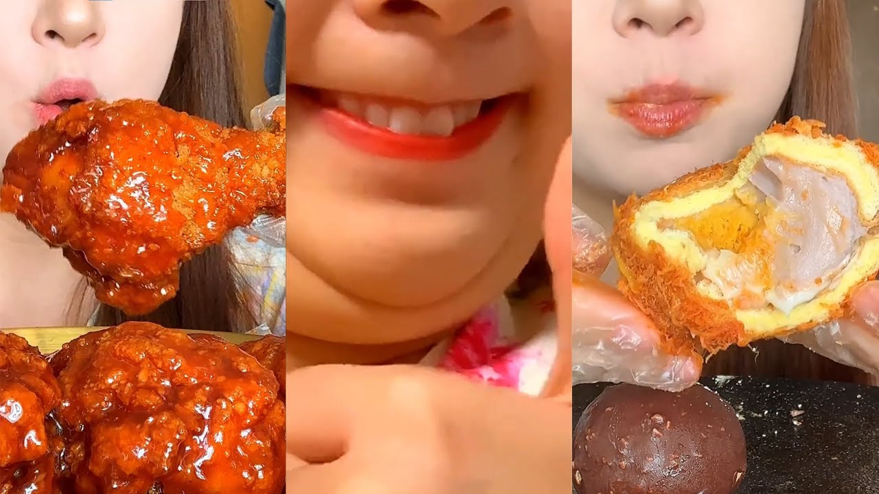 【面團鈕鈕】饿了吗，来看妞妞吃饭合集#鈕鈕吃飯 #吃播 #吃货 #美食