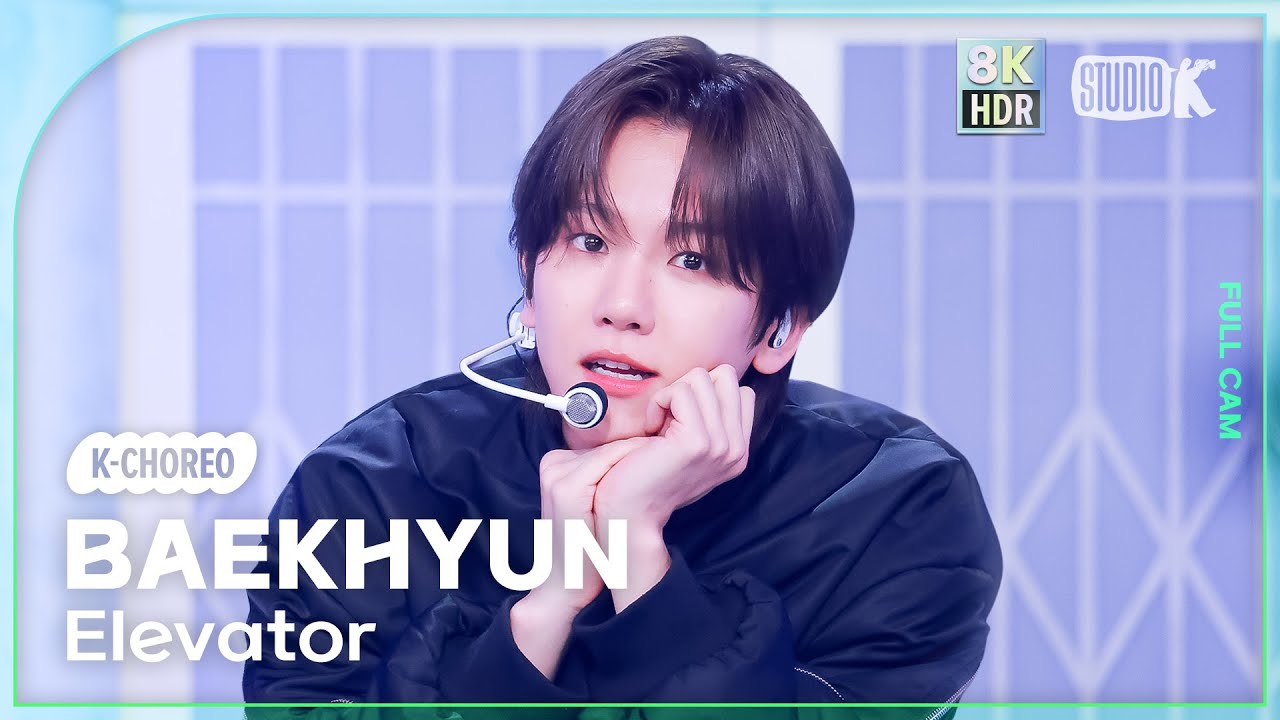 [K-Choreo 8k HDR] 백현 직캠 'Elevator' (BAEKHYUN Choreography) @MusicBank 250523