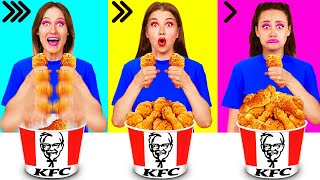 Fast, Medium or Slow Food Challenge | Epic Food Battle by KaZaZa Challenge