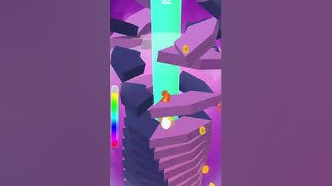 Drop Stack Ball All Levels GamePlay Ios Android Game. Mobile Game Walkthrough stack ball.#stackball