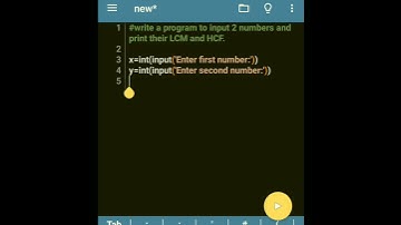 Python program to find the LCM and HCF of 2 numbers