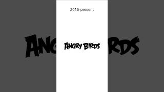 Angry Birds logo evolution