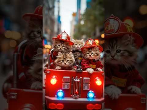 Firefighter Training Is Now In Session Firefighters Cats Catshorts Kidssongs