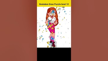 Braindom Draw Puzzle level (12) #shorts #braindomdrawpuzzle  #drawpuzzle