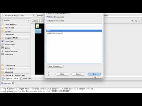 Android Application Development Tutorial   38   XML ImageView for Camera Application