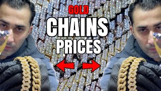 BEST PRICES of Miami Cuban GOLD and DIAMOND CHAINS !