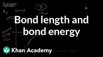 Bond length and bond energy | AP Chemistry | Khan Academy