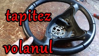 #25 Mini Beast - Volan tapitat cu piele