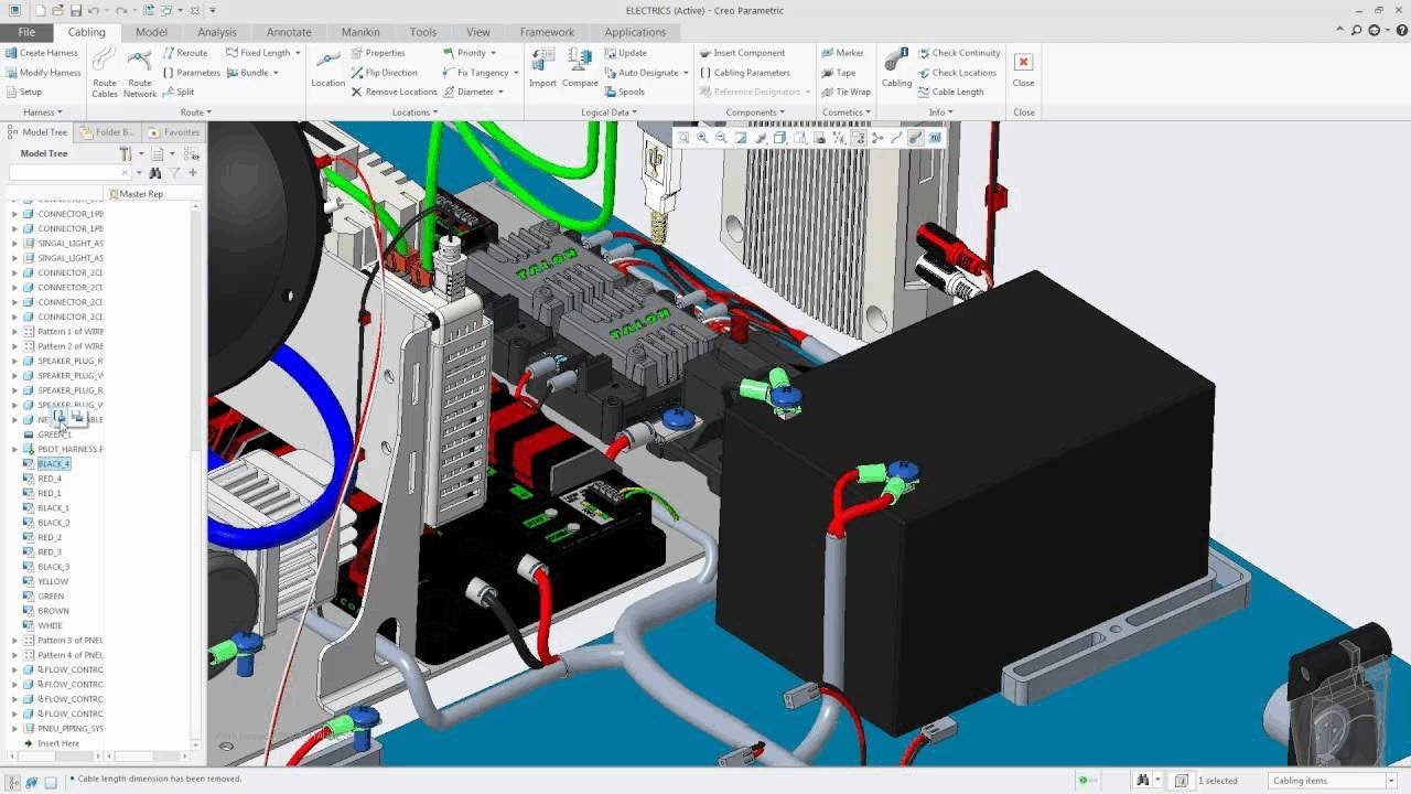 Spool Names in the Cabling Model Tree - YouTube